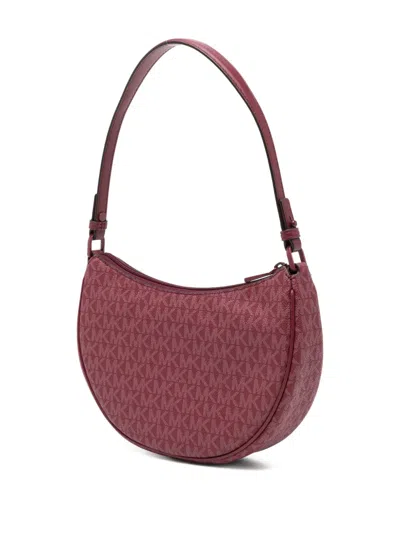 Michael Kors Shoulder Bags With Adjustable Strap And Top Handle In Red