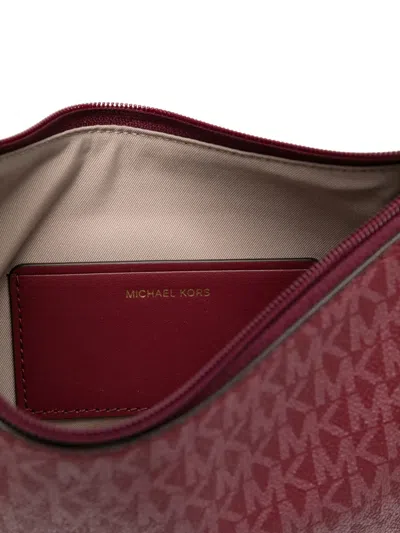 Michael Kors Shoulder Bags With Adjustable Strap And Top Handle In Red