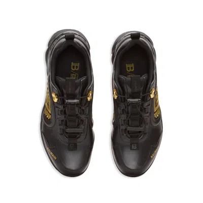 Balmain 'cosmic Dust' Sneakers In Black