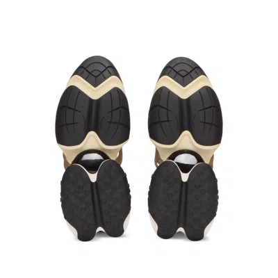 Balmain Unicorn Wave Sneakers In Neoprene In White