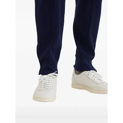 Brunello Cucinelli Leather Sneakers In White