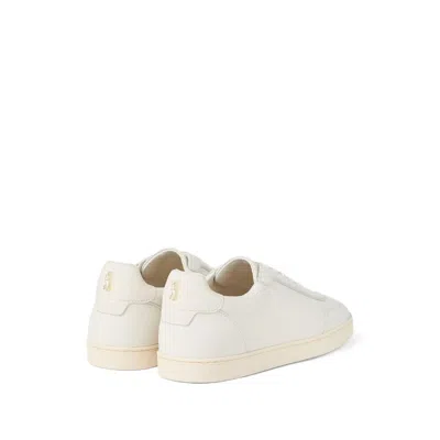 Brunello Cucinelli Leather Sneakers In White