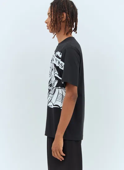 Burberry Short Sleeve T-shirt In Black