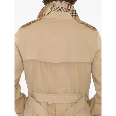 Burberry Long Kensington Heritage Trench Coat In Neutral
