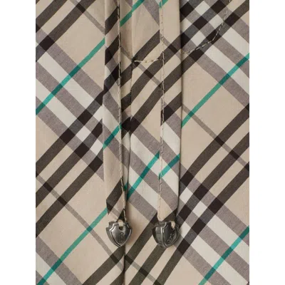 Burberry Vintage Check Shorts In White