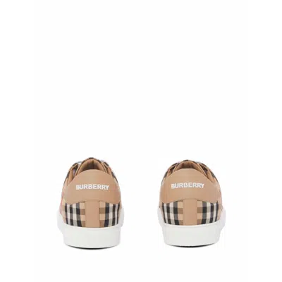 Burberry New Albridge Check Low-top Sneakers In Multi