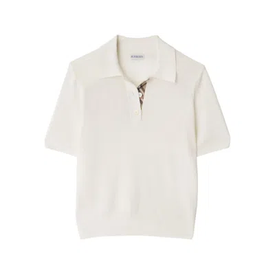 Burberry Sweaters White In White