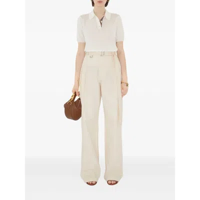 Burberry Sweaters White In White