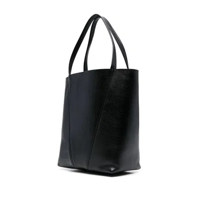 Chloé Chloè Spin Small Leather Tote Bag In Black