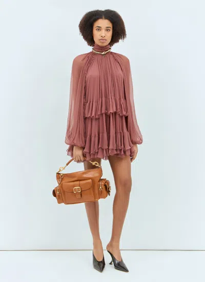 Chloé Chloe' Women Leather Camera Bag In Brown