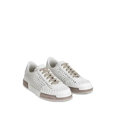 Dolce & Gabbana Sneaker Portofino Yacht White In Animal Print