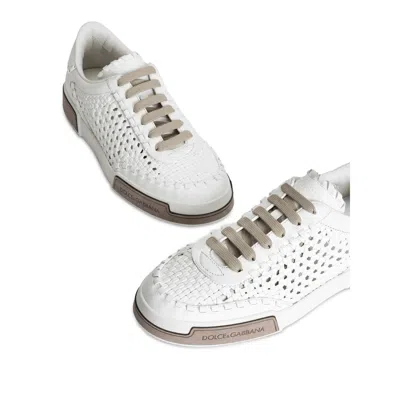 Dolce & Gabbana Sneaker Portofino Yacht White In Animal Print