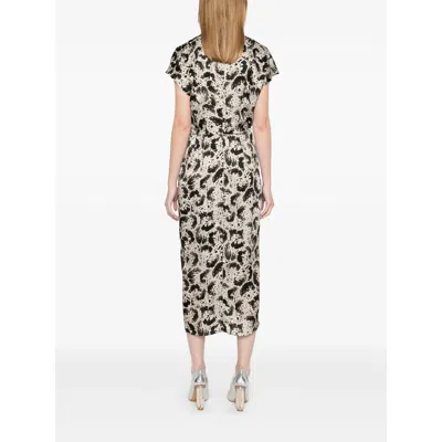 Dries Van Noten Dilian Midi Dress In Black