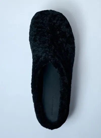 Dries Van Noten Men Sherpa Clogs In Black