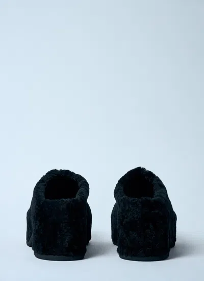 Dries Van Noten Men Sherpa Clogs In Black