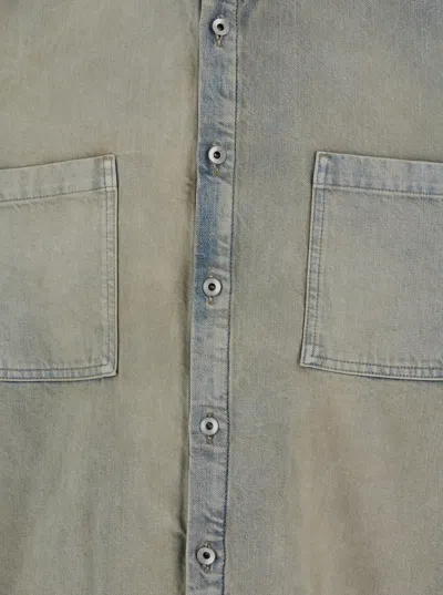 Drkshdw Denim Jumbo Outershirt Mineral Pearl Jacket In Multi