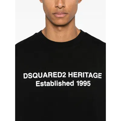 Dsquared2 Oversized Signature T-shirt In Black