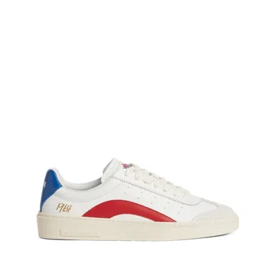 Dsquared2 Rider Leather Sneakers In Multi