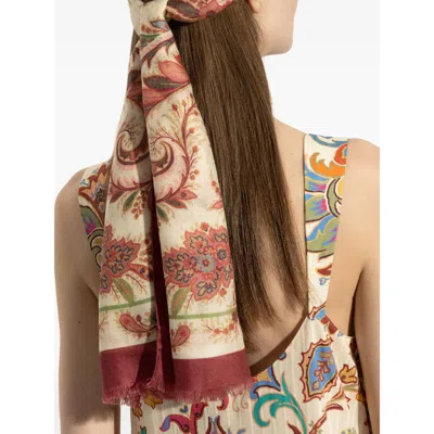 Etro Paisley Patterned Scarf In Multi