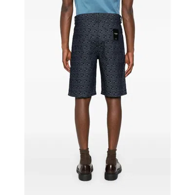 Fendi Short Jeans In Blue