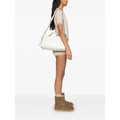 Fendi Medium By The Way Selleria Bag In White