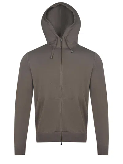 Filippo De Laurentis Sweatshirt By Filippo De Laurentiis In Brown