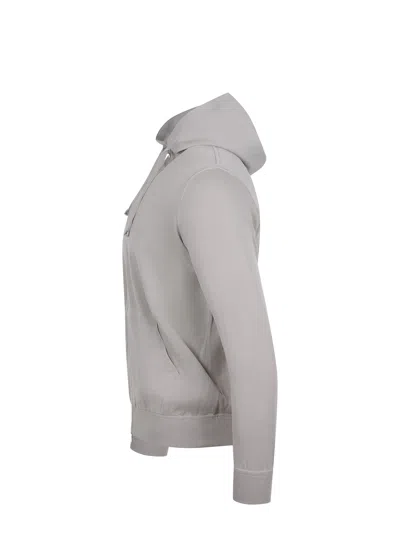Filippo De Laurentis Felpa Filippo De Laurentiis Made From Cotton In Gray