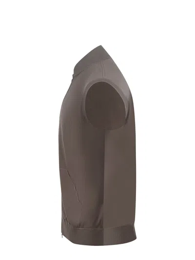 Filippo De Laurentis Cardigan Filippo De Laurentiis Made Of Cotton. In Gray