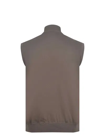 Filippo De Laurentis Cardigan Filippo De Laurentiis Made Of Cotton. In Gray