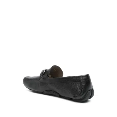 Ferragamo Flat Shoes Blacks And Greys In Black