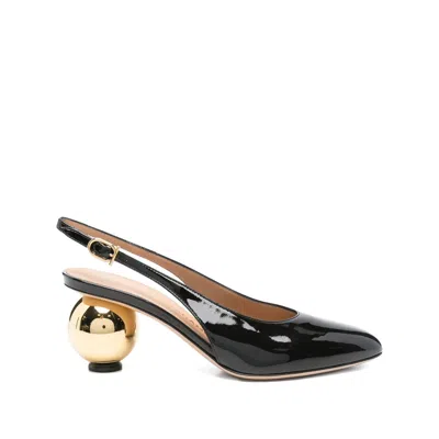 Ferragamo Detailed Archive Heel 01k4437848791c Nerobiscotto In Black