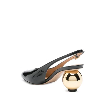 Ferragamo Detailed Archive Heel 01k4437848791c Nerobiscotto In Black