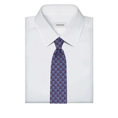 Ferragamo Tie In Blue