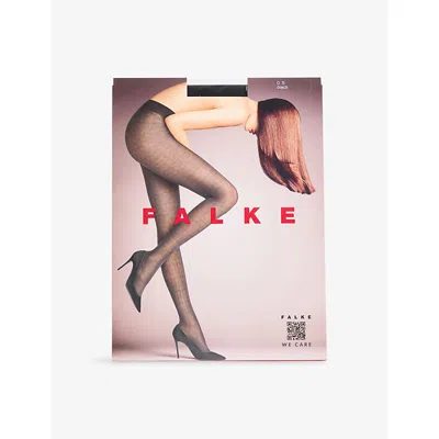Falke Womens 3009 Black Dovetail 50 Den Tights In Multi