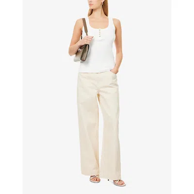 Anine Bing Womens Alessia Tank In White