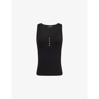 Anine Bing Alessia Tank Top In Black