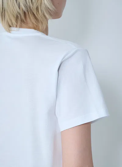 Ganni Basic Cotton Jersey Animals Relaxed T-shirt In Blue