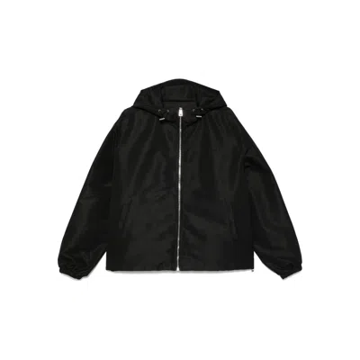Givenchy Zip-up Hooded Jacket In Black