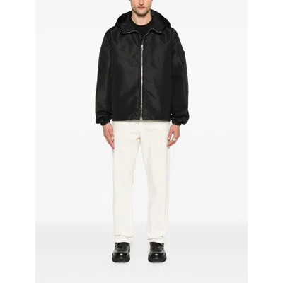 Givenchy Zip-up Hooded Jacket In Black