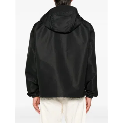 Givenchy Zip-up Hooded Jacket In Black