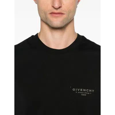 Givenchy Cotton T-shirt With Stamp Print Clothing In Black