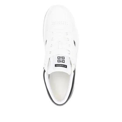 Givenchy G Move Low-top Leather Sneakers In White