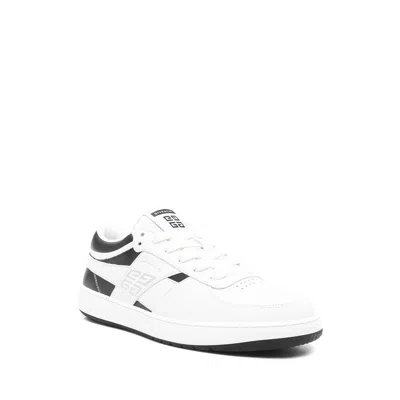 Givenchy G Move Low-top Leather Sneakers In White