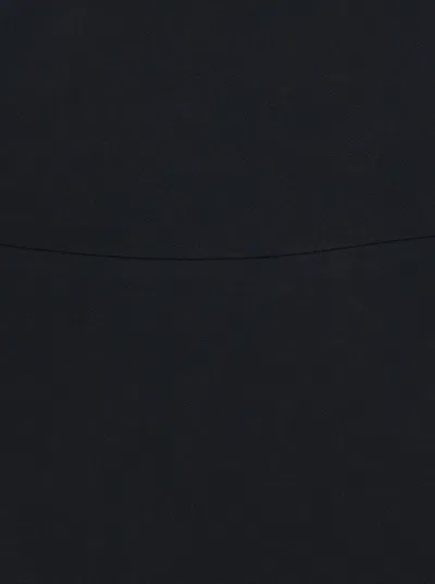 Givenchy Fluted Mini Dress In Black