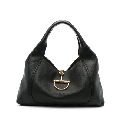 Gucci Maxi Shoulder Bag Softbit In Black