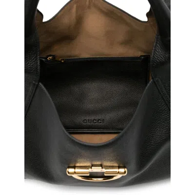 Gucci Maxi Shoulder Bag Softbit In Black