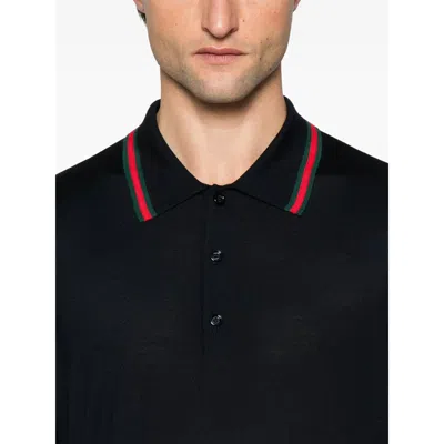 Gucci Wen Polo In Black