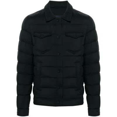 Herno La Camicia Quilted Nylon Down Jacket In Black