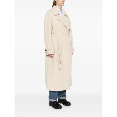 Herno Neutral Coats In White