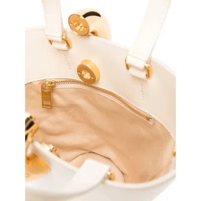 Jacquemus Womens Light Ivory Le Petit Bambola Small Leather Top-handle Bag In Multicolor